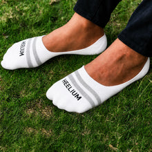 Load image into Gallery viewer, Heelium Bamboo No Show Socks for Men (Stripes) - Pack of 3