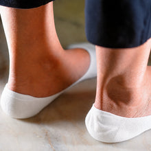Load image into Gallery viewer, Heelium Bamboo No Show Socks for Men (Stripes) - Pack of 3