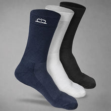 Load image into Gallery viewer, Heelium Bamboo Men Crew Socks (Soft Elastane) - 3 Pairs
