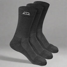 Load image into Gallery viewer, Heelium Bamboo Men Crew Socks (Soft Elastane) - 3 Pairs