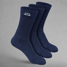 Load image into Gallery viewer, Heelium Bamboo Men Crew Socks (Soft Elastane) - 3 Pairs