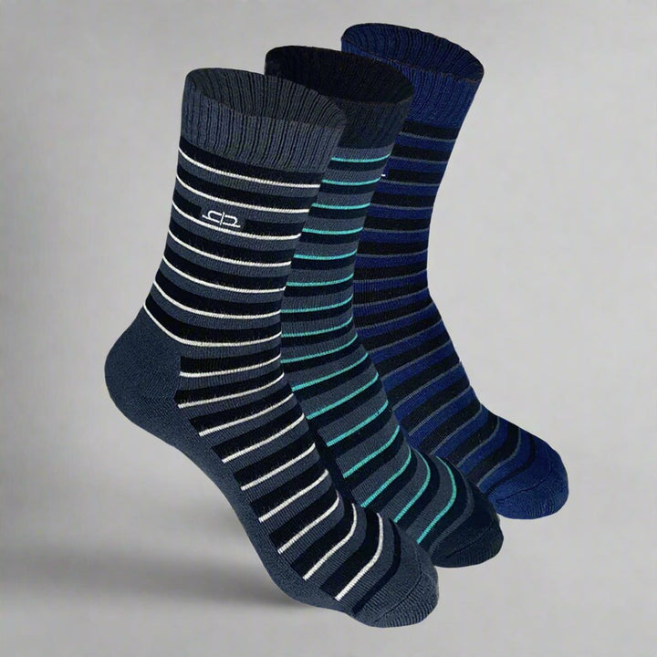 Crew socks — stripes