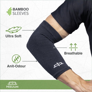 Bamboo Elbow Compression Sleeve - Pack of 2