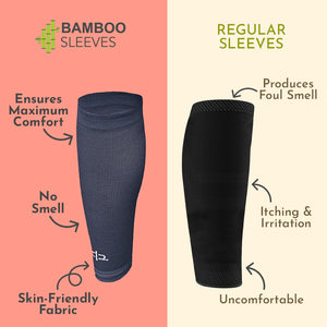 Bamboo Calf Compression Sleeve - Pack of 2
