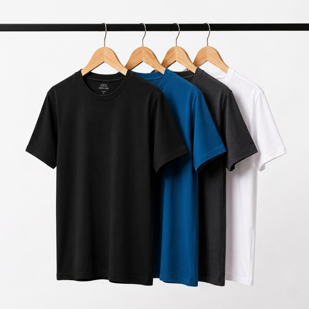 Heelium Bamboo Round Neck T-shirt for Men