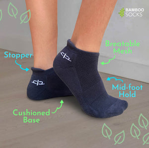 Bamboo Kids Ankle Socks - 4 Pairs