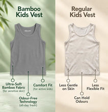 Load image into Gallery viewer, Heelium Bamboo Vest for Kids - Pack of 3
