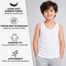 Load image into Gallery viewer, Heelium Bamboo Vest for Kids - Pack of 3