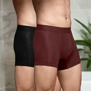 Heelium Bamboo Underwear Trunk (Keyhole) For Men - Pack of 2