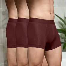 Load image into Gallery viewer, Heelium Bamboo Underwear Trunk (Keyhole) For Men - Pack of 3