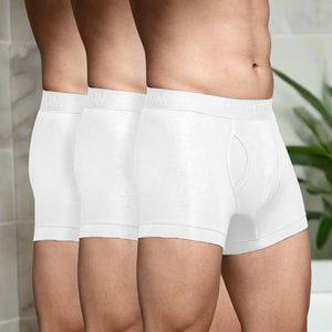 Heelium Bamboo Underwear Trunk (Keyhole) For Men - Pack of 3