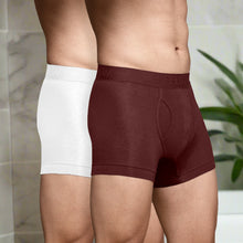 Load image into Gallery viewer, Heelium Bamboo Underwear Trunk (Keyhole) For Men - Pack of 2