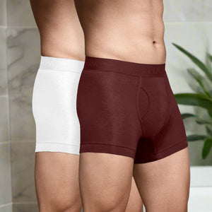 Heelium Bamboo Underwear Trunk (Keyhole) For Men - Pack of 2
