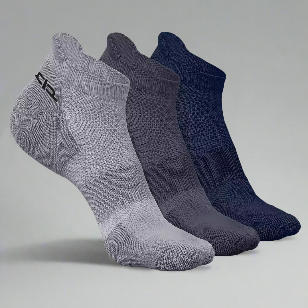 Heelium Bamboo Men Ankle Socks - 3 Pairs