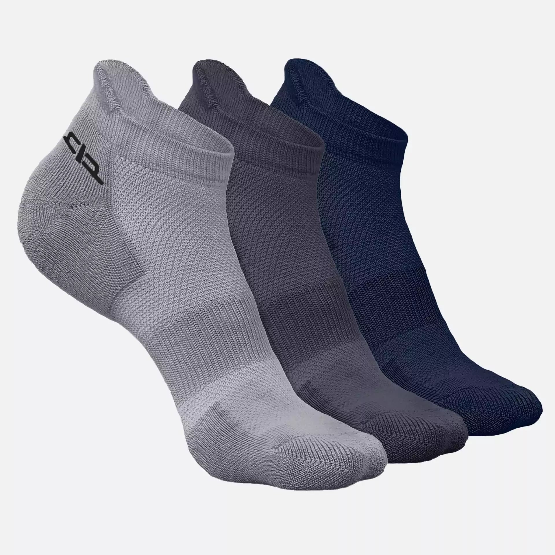 Bamboo Men Ankle Socks - 3 Pairs – Heelium
