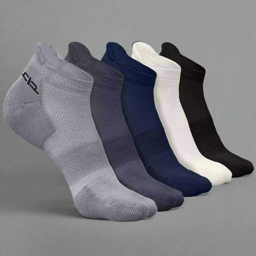 Heelium Bamboo Men Ankle Socks - 5 Pairs