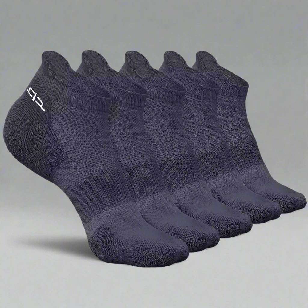 Heelium Bamboo Men Ankle Socks - 5 Pairs