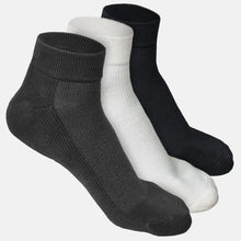Load image into Gallery viewer, Bamboo Quarter Length Socks - 3 Pairs