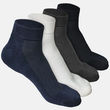 Load image into Gallery viewer, Bamboo Quarter Length Socks - 4 Pairs