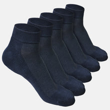 Load image into Gallery viewer, Bamboo Quarter Length Socks - 5 Pairs