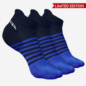 Bamboo Men Ankle Socks (Striped) - 3 Pairs