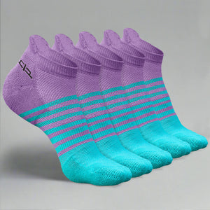 Bamboo Men Ankle Socks (Striped) - 5 Pairs