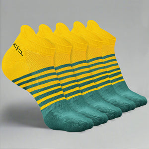 Bamboo Men Ankle Socks (Striped) - 5 Pairs