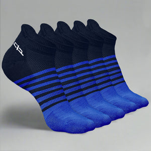 Bamboo Men Ankle Socks (Striped) - 5 Pairs