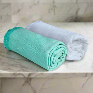 Bamboo Turkish Bath Towel - Set of 2