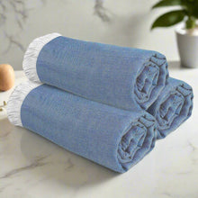 Load image into Gallery viewer, Heelium Bamboo Turkish Bath Towel - Set of 3