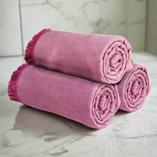 Load image into Gallery viewer, Bamboo Turkish Bath Towel - Set of 3