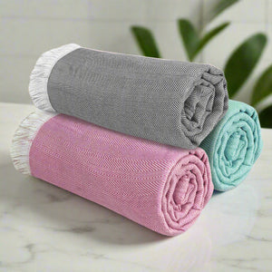 Heelium Bamboo Turkish Bath Towel - Set of 3
