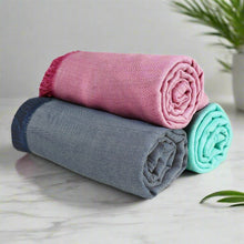 Load image into Gallery viewer, Bamboo Turkish Bath Towel - Set of 3