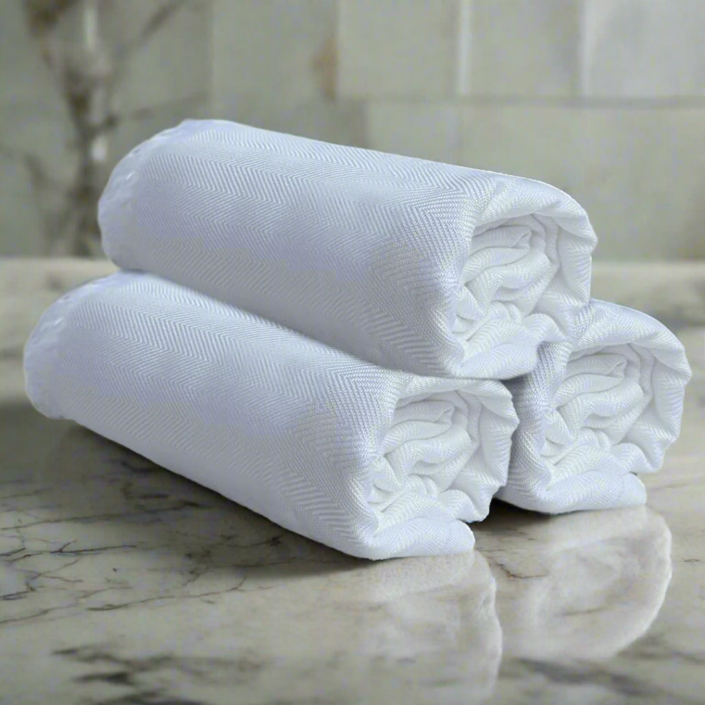 Bamboo Turkish Bath Towel - Set of 3