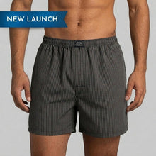 Load image into Gallery viewer, Heelium Striped Bamboo Boxers For Men - Pack of 1