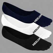 Load image into Gallery viewer, Heelium Bamboo No Show Socks for Men (Solid) - Pack of 3