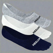 Load image into Gallery viewer, Heelium Bamboo No Show Socks for Men (Solid) - Pack of 3