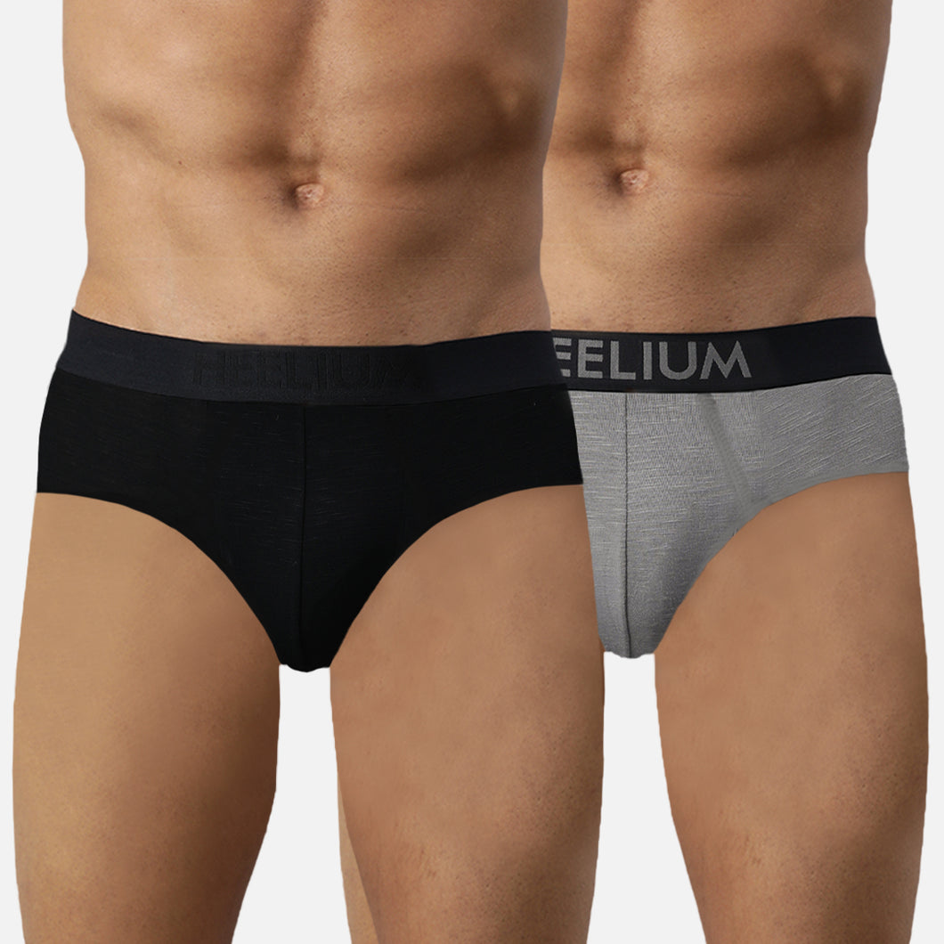 Heelium Bamboo Underwear Brief for Men - Pack of 2