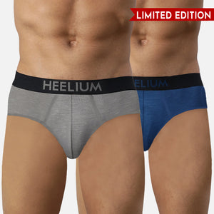 Heelium Bamboo Underwear Brief for Men - Pack of 2