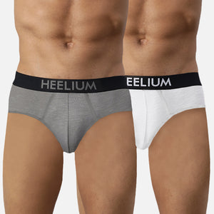 Heelium Bamboo Underwear Brief for Men - Pack of 2