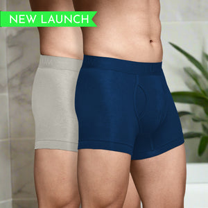 Bamboo Underwear Trunk (Keyhole) For Men - Pack of 2