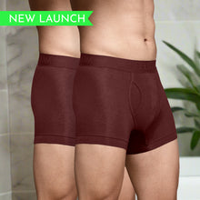 Load image into Gallery viewer, Bamboo Underwear Trunk (Keyhole) For Men - Pack of 2