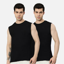 Load image into Gallery viewer, Bamboo Gym Vest for Men - Pack of 2