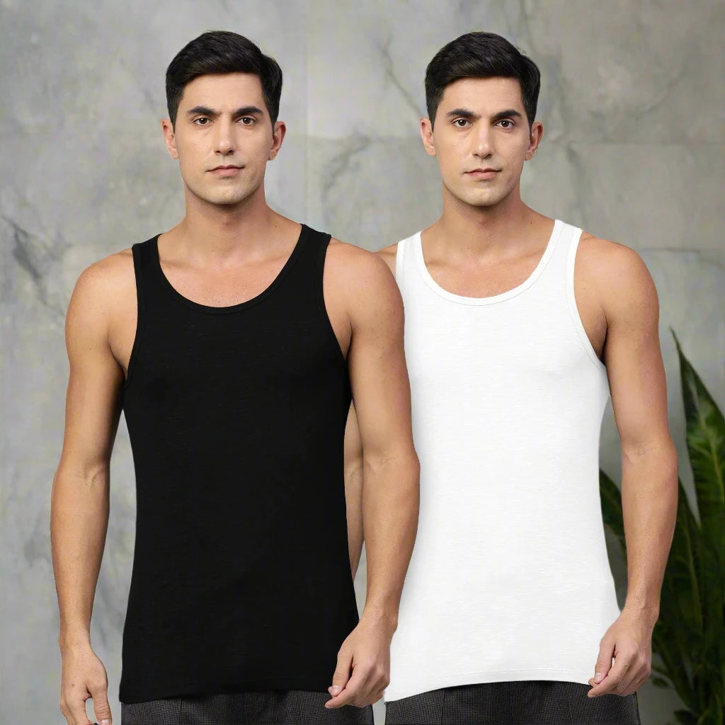 Bamboo Vest for Men - Pack of 2