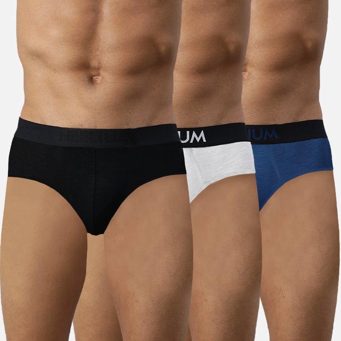 Heelium Bamboo Underwear Brief for Men - Pack of 3