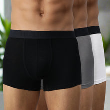 Load image into Gallery viewer, Bamboo Underwear Trunk For Men - Pack of 3