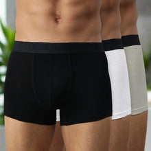 Load image into Gallery viewer, Bamboo Underwear Trunk For Men - Pack of 3