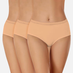 Heelium Bamboo Underwear Brief for Women - Pack of 3