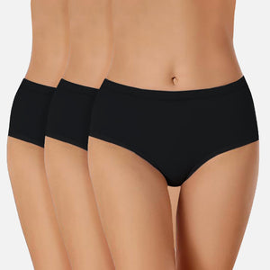 Heelium Bamboo Underwear Brief for Women - Pack of 3