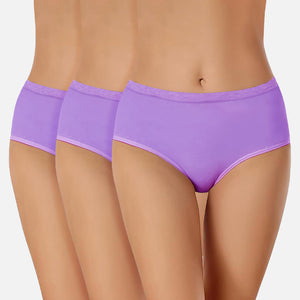 Heelium Bamboo Underwear Brief for Women - Pack of 3